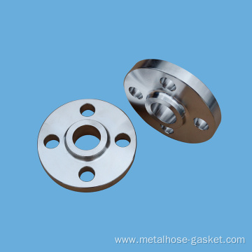 Flat welded steel flange with neck PN16